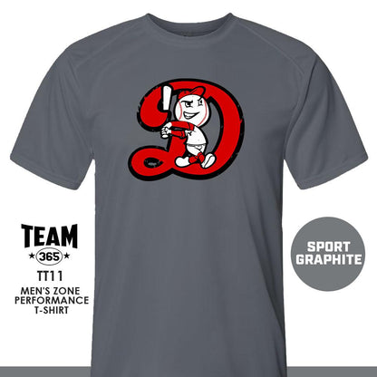 Dingers Baseball - V1 - Crew - Performance T-Shirt - MULTIPLE COLORS AVAILABLE - 83Swag