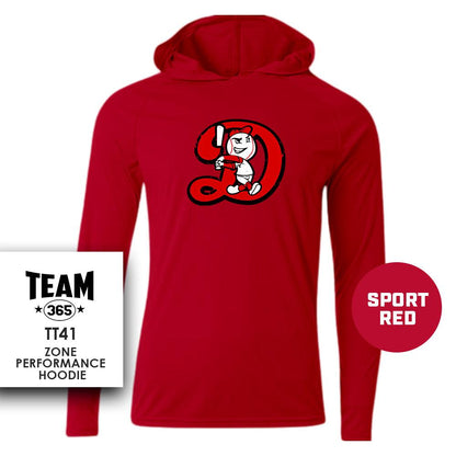 Dingers Baseball V1 - Lightweight Performance Hoodie - MULTIPLE COLORS - 83Swag