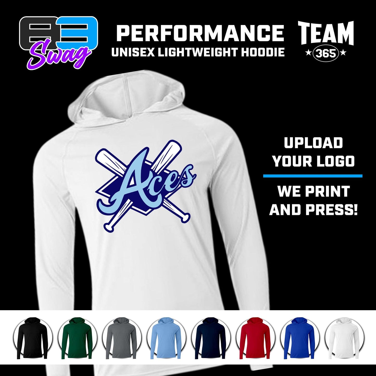 DIY Performance Apparel - Lightweight Performance Hoodie - MULTIPLE COLORS - 83Swag