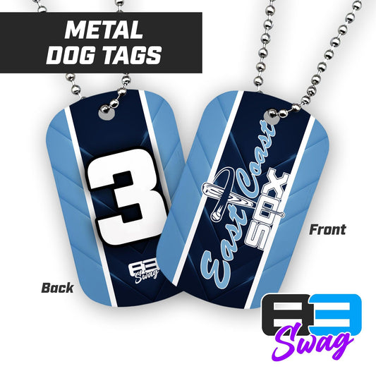 Double Sided Dog Tag - East Coast Sox Baseball - 83Swag