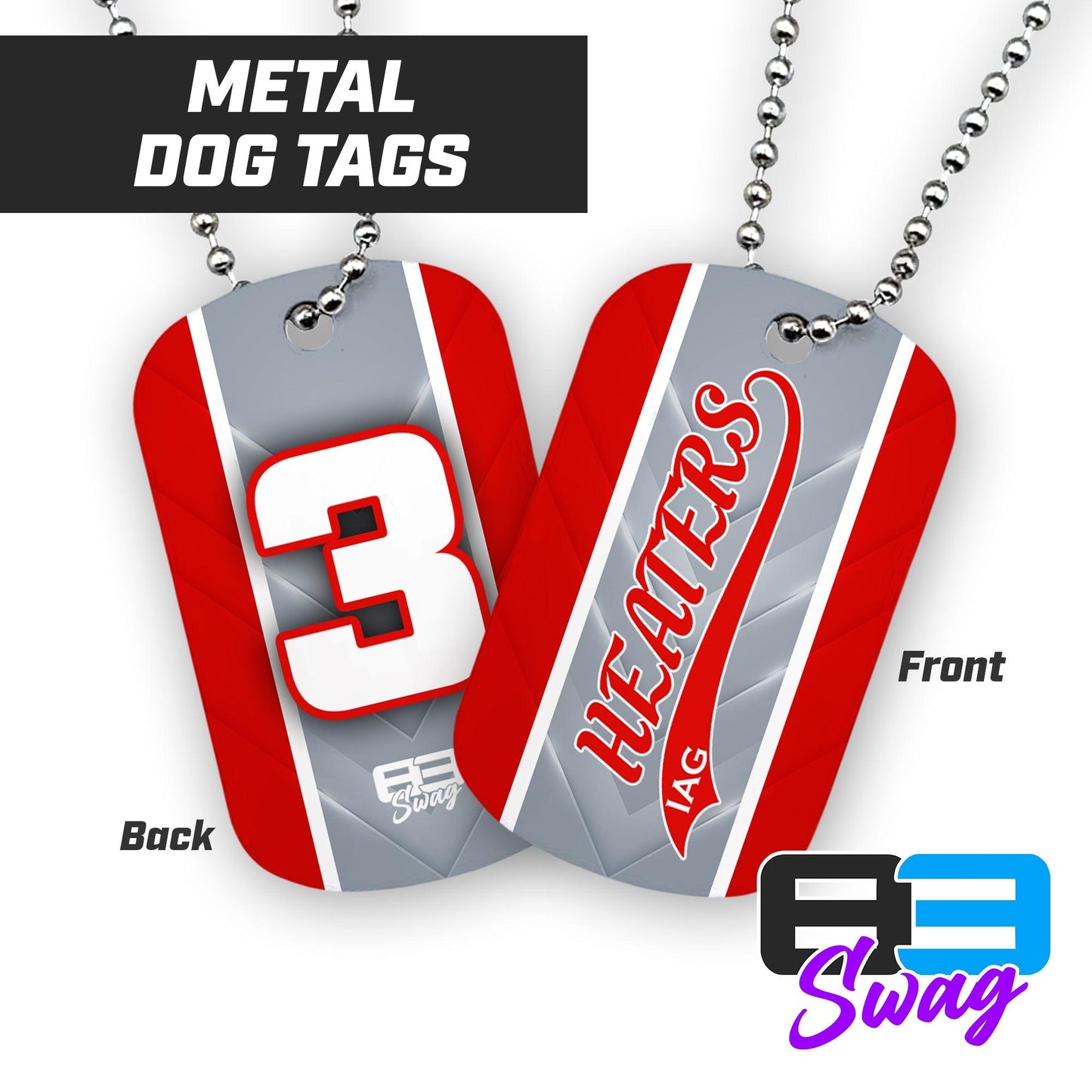 Double Sided Dog Tag - IAG Heaters - 83Swag