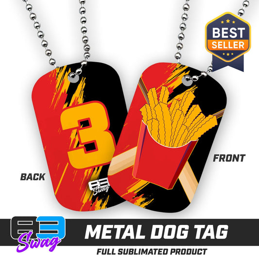 Double Sided Dog Tag - Team Rally Fries Baseball - 83Swag