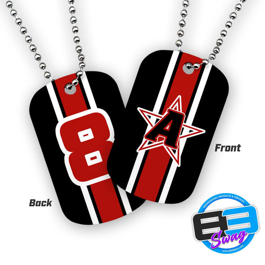 Double Sided Dog Tags - Includes Chain - Ashford 10u All-Stars - 83Swag