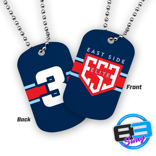 Double Sided Dog Tags - Includes Chain - East Side Elite - 83Swag