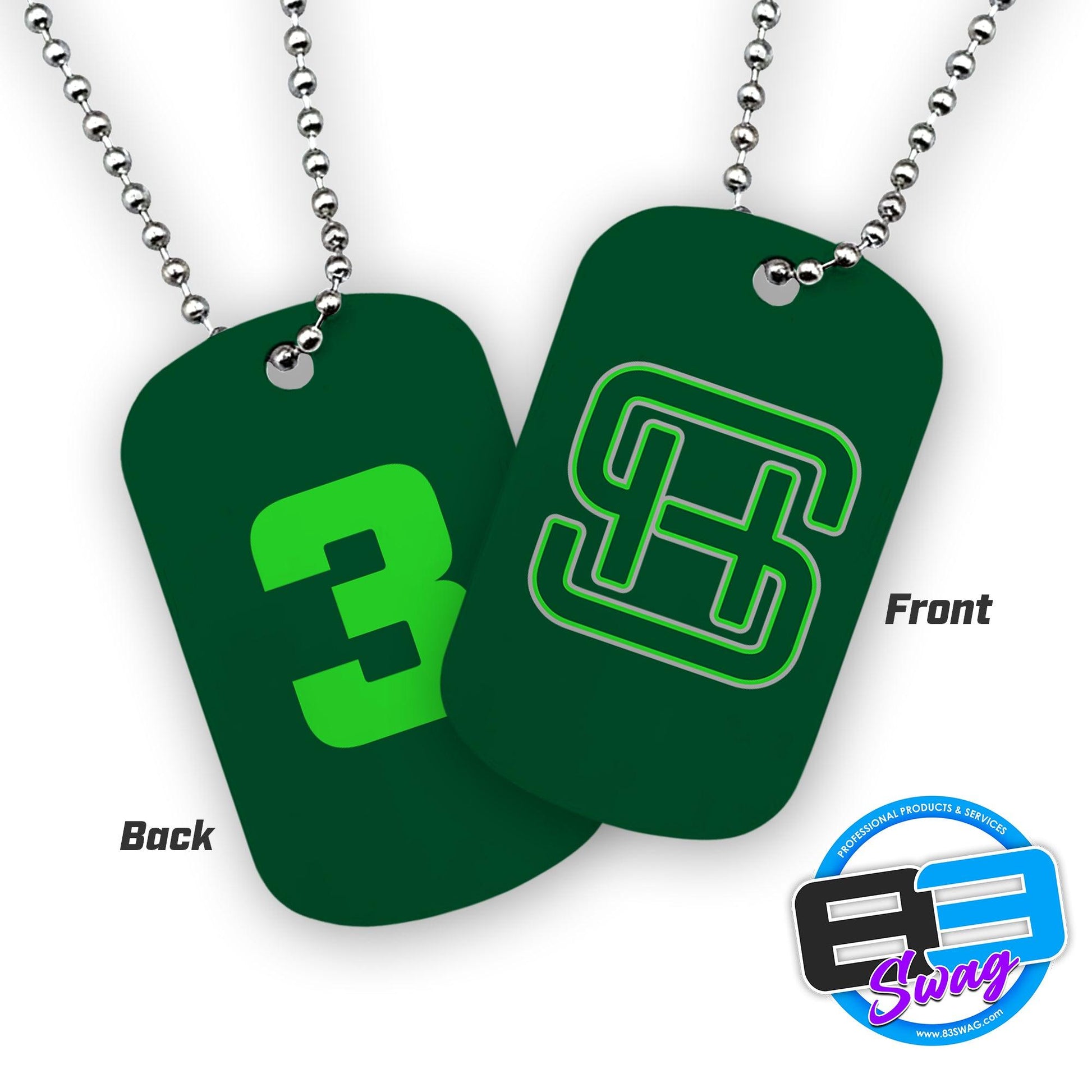Double Sided Dog Tags - Includes Chain - Southern Hustle - 83Swag