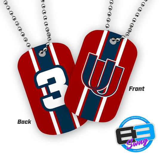 Double Sided Dog Tags - Includes Chain - Upstate United Baseball - 83Swag