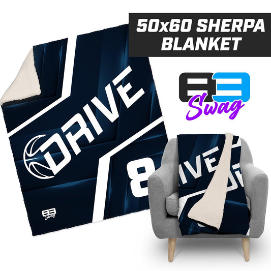 Drive Basketball - 50”x60” Plush Sherpa Blanket - 83Swag