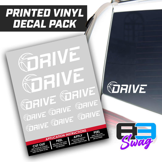 Drive Basketball - Logo Decal Pack Sheet - 83Swag