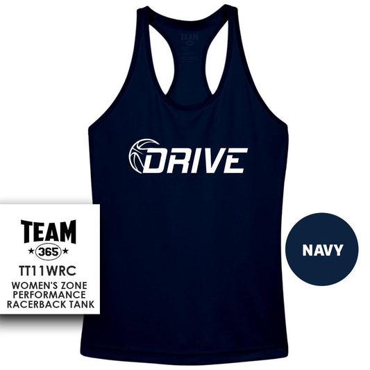 Drive Basketball - Performance Women’s Racerback T - MULTIPLE COLORS AVAILABLE - 83Swag