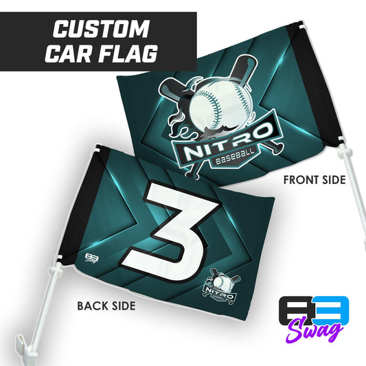 East TN Nitro Baseball 2024 Edition - Car Flag - 83Swag