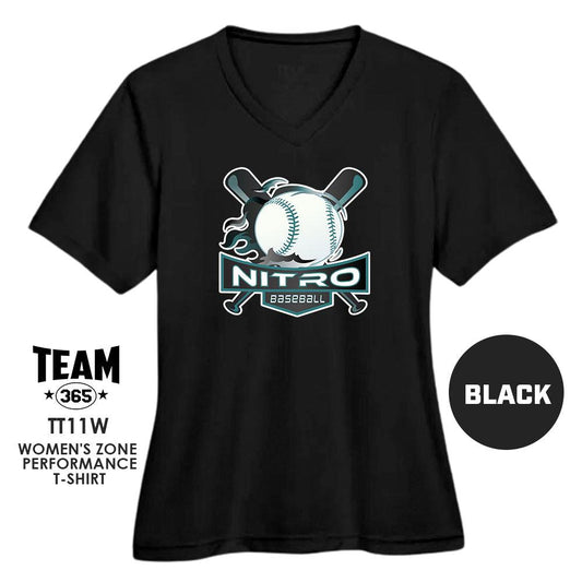 East TN Nitro Baseball 2024 Edition - Cool & Dry Performance Women's Shirt - MULTIPLE COLORS AVAILABLE - 83Swag