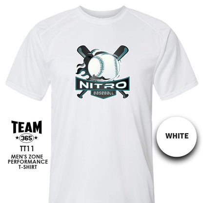 East TN Nitro Baseball 2024 Edition - Crew - Performance T-Shirt - MULTIPLE COLORS AVAILABLE - 83Swag