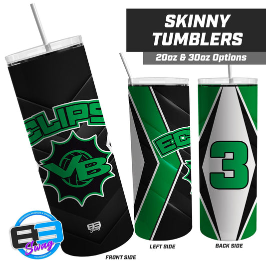 Eclipse Volleyball - 20oz & 30oz Skinny Tumbler - 83Swag