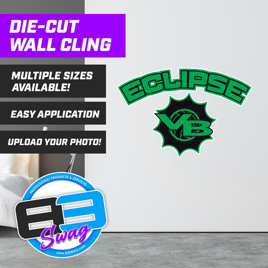 Eclipse Volleyball Custom Die-Cut Wall Cling - 83Swag