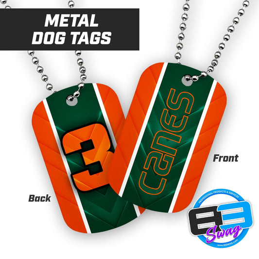 Elkridge Hurricanes - Double Sided Dog Tags - Includes Chain - 83Swag