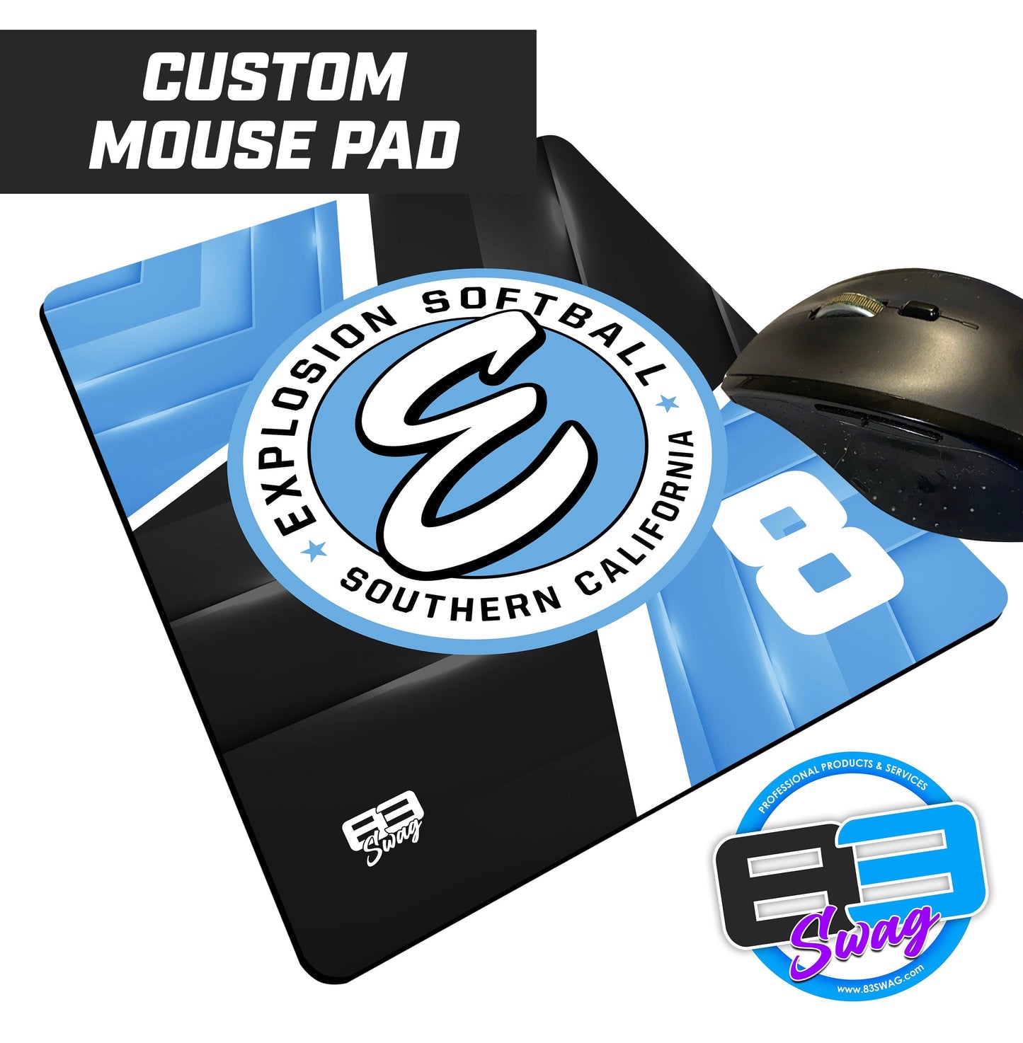 Explosion Softball - Mouse Pad - 83Swag