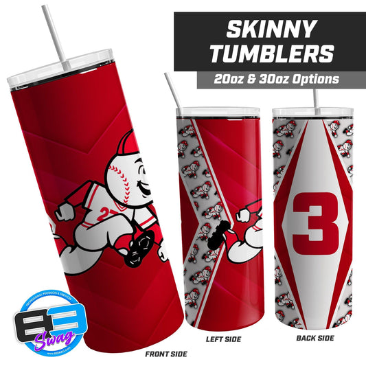 Fleming Island 10U Reds - 20oz & 30oz Skinny Tumbler - 83Swag