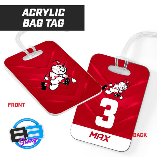 Fleming Island 10U Reds - Hard Acrylic Bag Tag - 83Swag