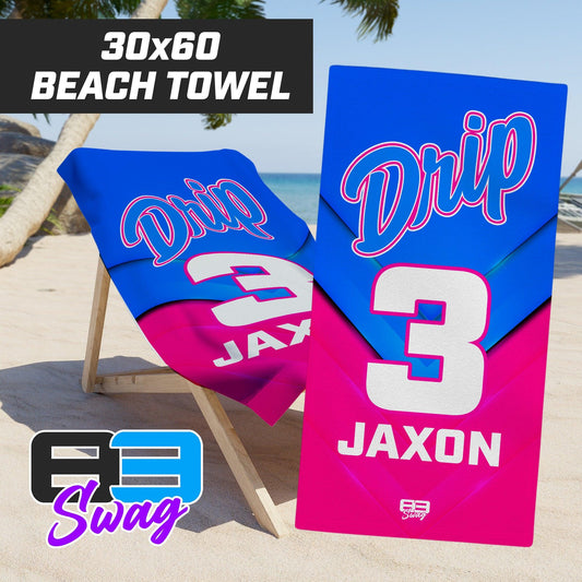 Florida Drip Baseball 2024 Edition - 30"x60" Beach Towel - 83Swag