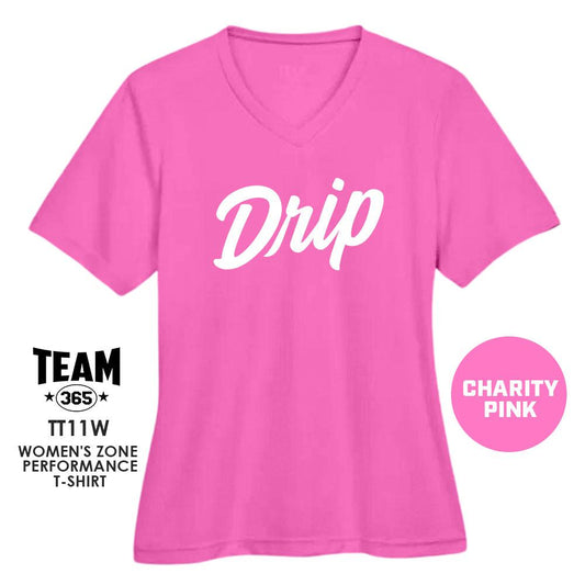 Florida Drip Baseball 2024 Edition - CHARITY PINK - Cool & Dry Performance Women's Shirt - 83Swag