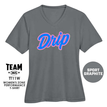 Florida Drip Baseball 2024 Edition - Cool & Dry Performance Women's Shirt - MULTIPLE COLORS AVAILABLE - 83Swag