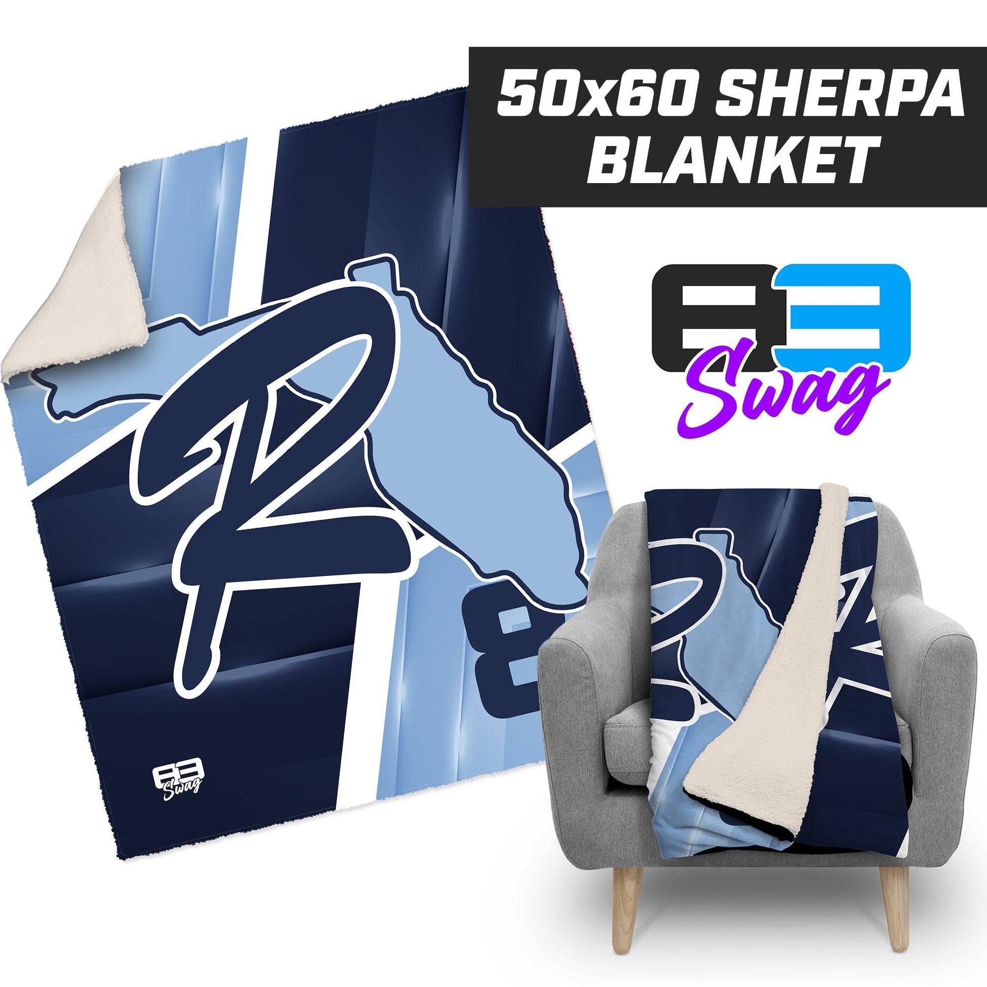 Florida Rivals Baseball 2024 Edition - 50”x60” Plush Sherpa Blanket - 83Swag