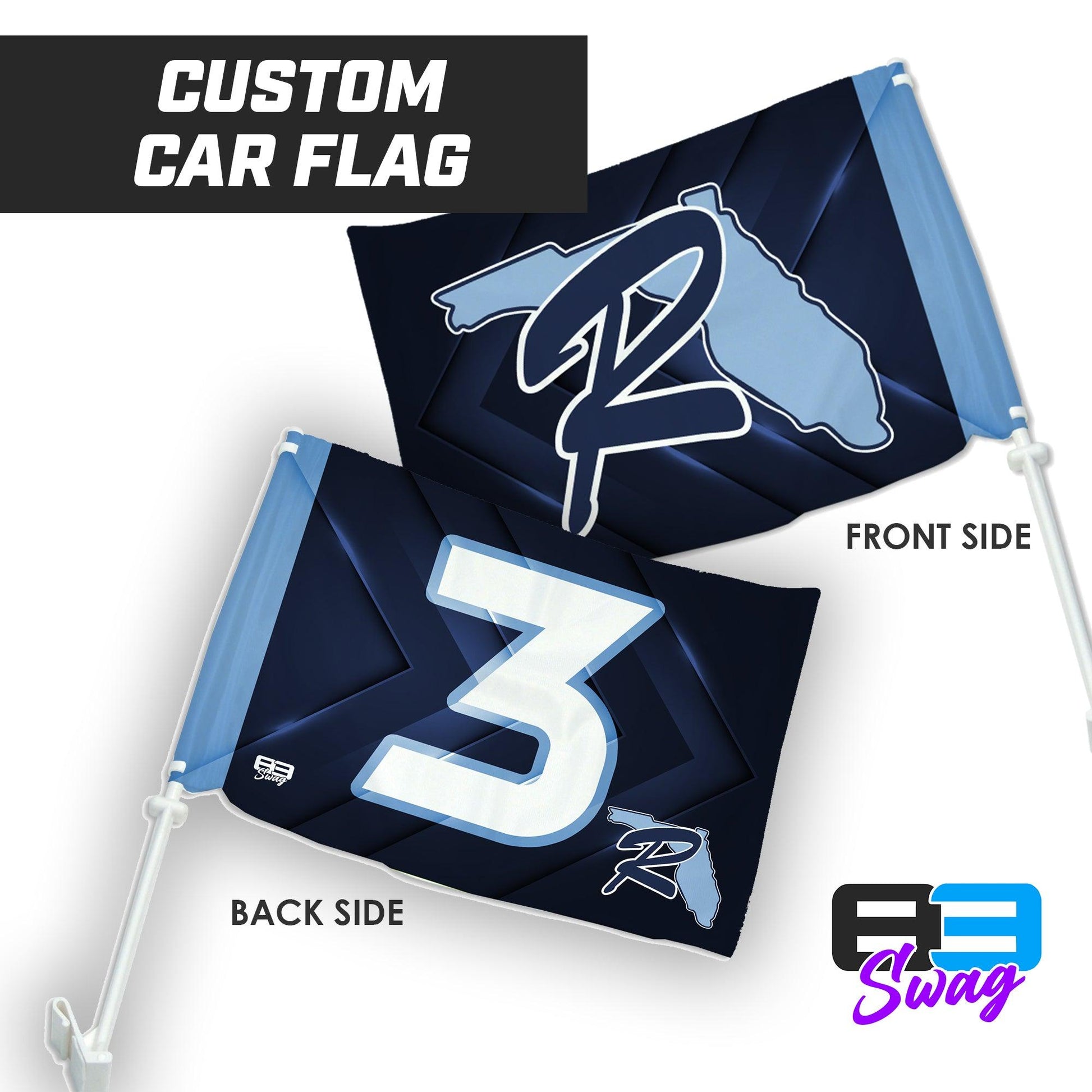 Florida Rivals Baseball 2024 Edition - Car Flag - 83Swag