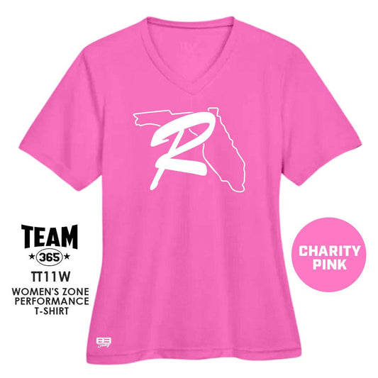 Florida Rivals Baseball 2024 EDITION - CHARITY PINK - Cool & Dry Performance Women's Shirt - 83Swag