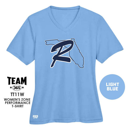 Florida Rivals Baseball 2024 EDITION - Cool & Dry Performance Women's Shirt - MULTIPLE COLORS AVAILABLE - 83Swag