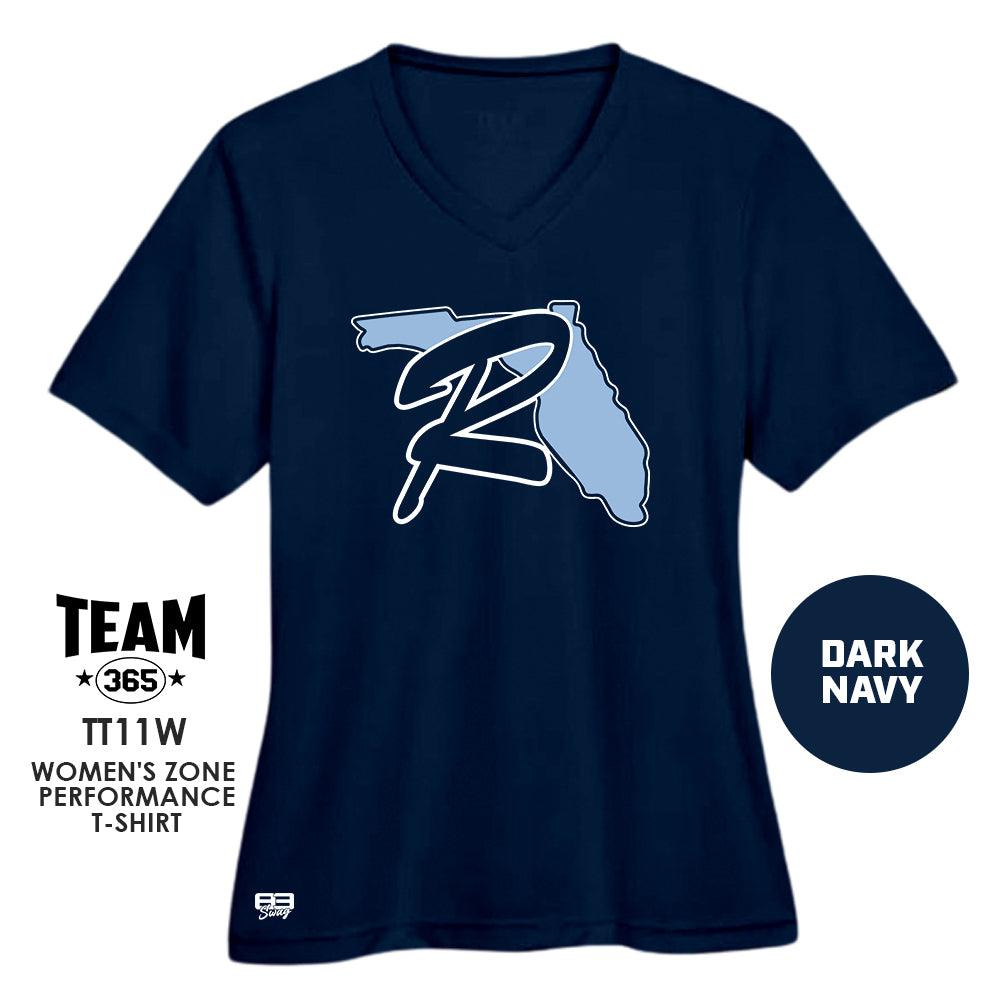 Florida Rivals Baseball 2024 EDITION - Cool & Dry Performance Women's Shirt - MULTIPLE COLORS AVAILABLE - 83Swag