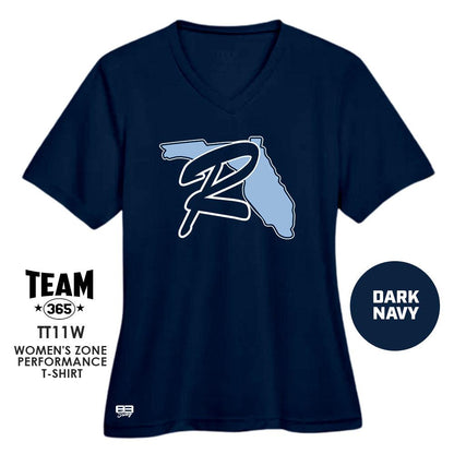 Florida Rivals Baseball 2024 EDITION - Cool & Dry Performance Women's Shirt - MULTIPLE COLORS AVAILABLE - 83Swag