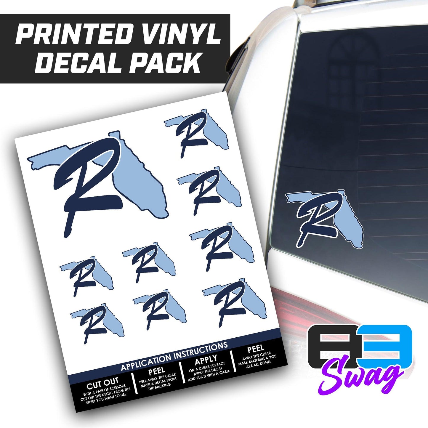 Florida Rivals Baseball 2024 Edition - Logo Decal Pack Sheet - 83Swag