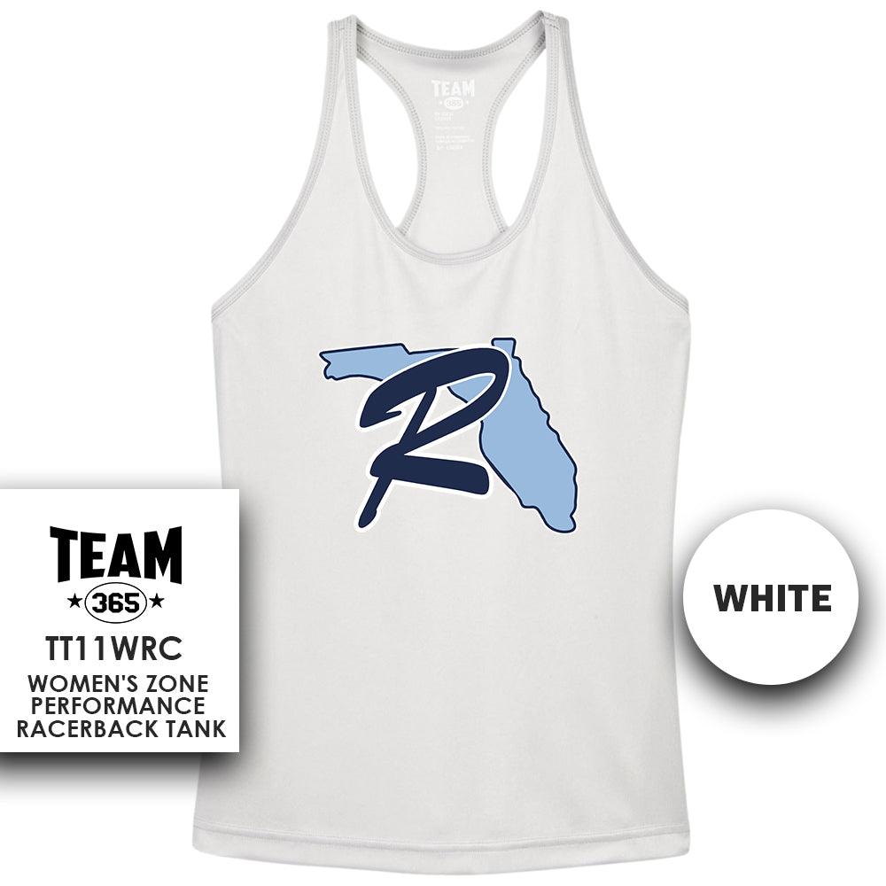 Florida Rivals Baseball 2024 EDITION - Performance Women’s Racerback T - MULTIPLE COLORS AVAILABLE - 83Swag