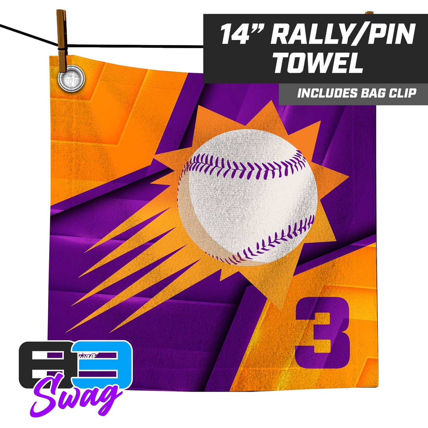 FLORIDA SUNKINGS Baseball 2024 Edition - 14"x14" Rally Towel - 83Swag