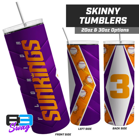 FLORIDA SUNKINGS Baseball 2024 Edition - 20oz & 30oz Skinny Tumbler - 83Swag