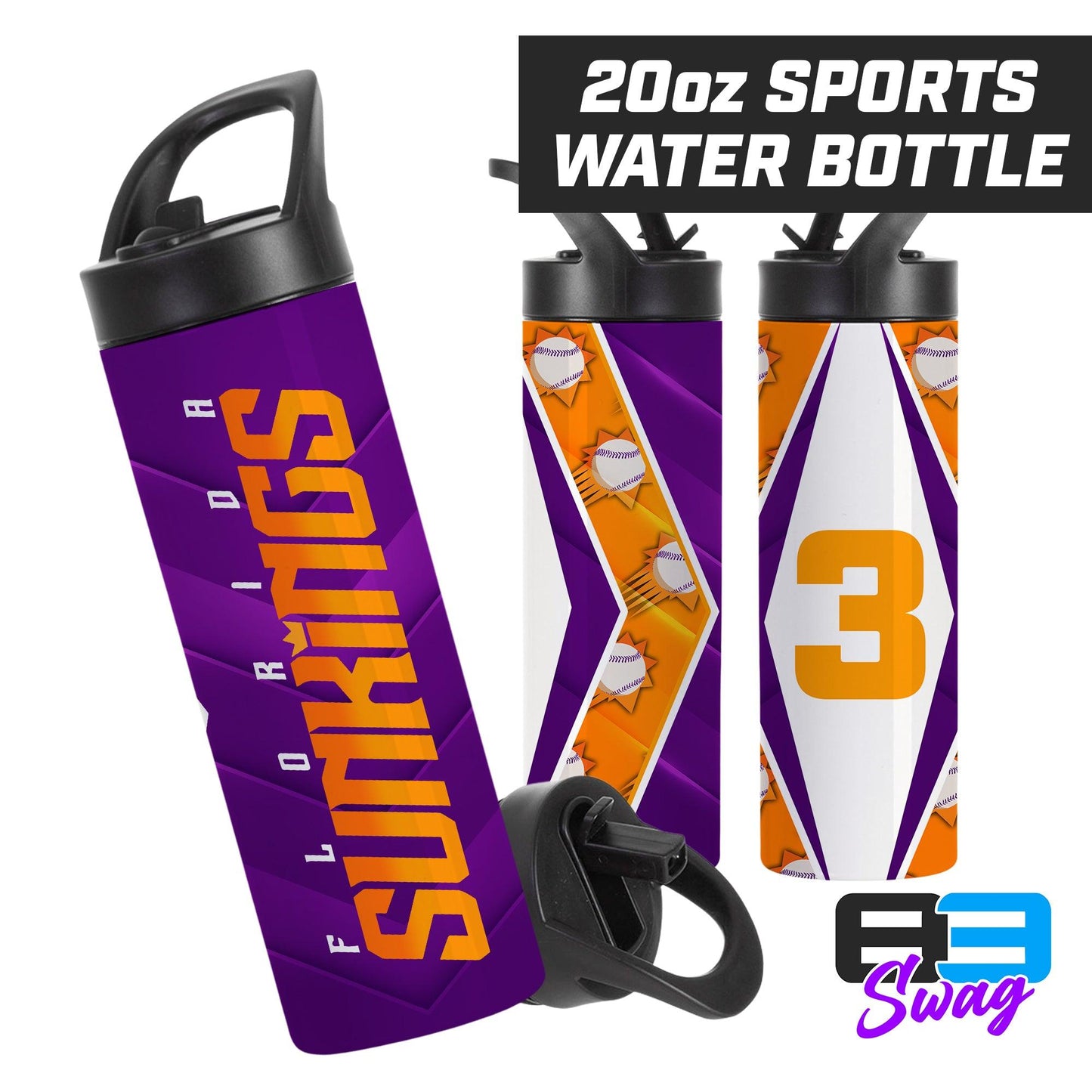 FLORIDA SUNKINGS Baseball 2024 Edition - 20oz Sports Tumbler - 83Swag