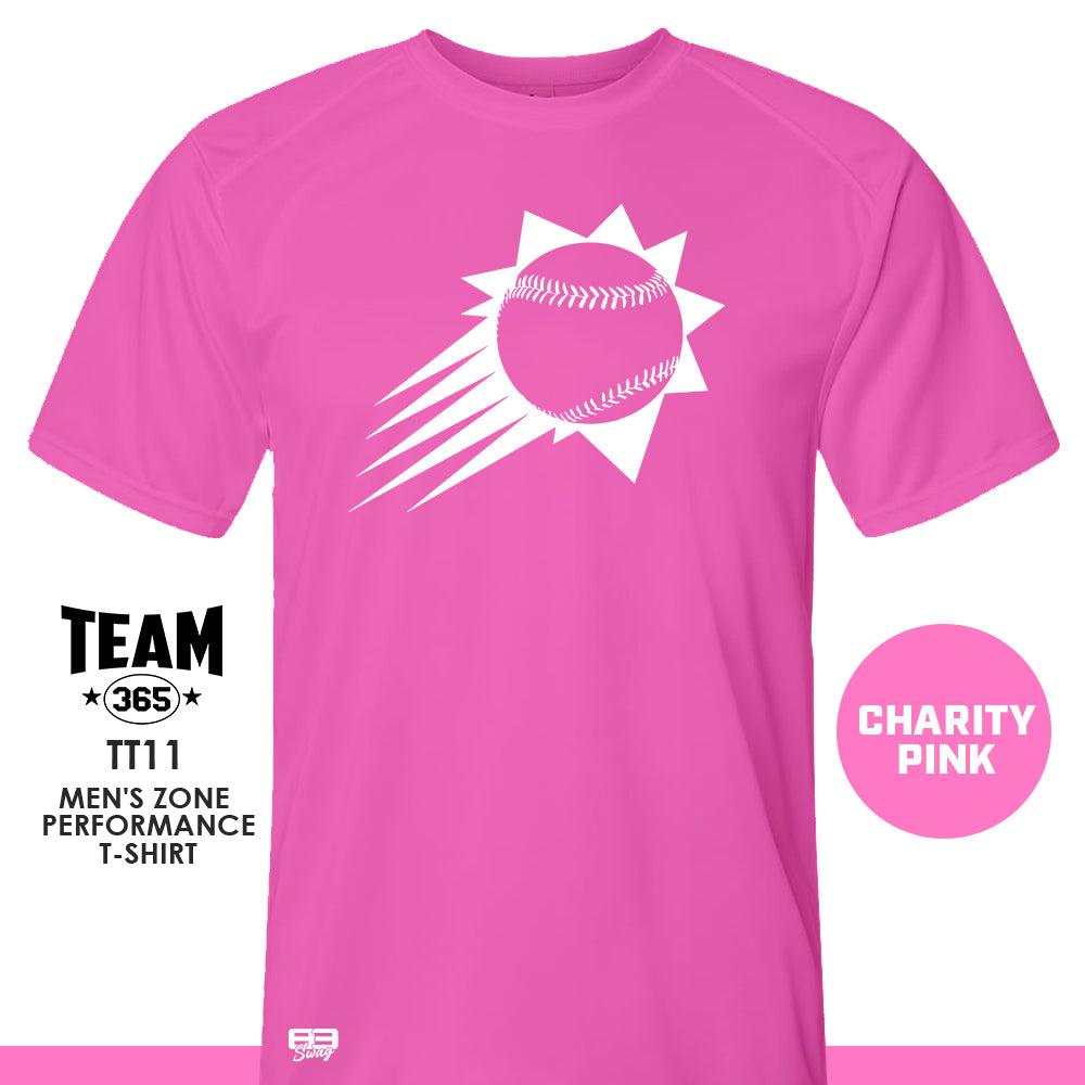 FLORIDA SUNKINGS Baseball V2 - CHARITY PINK - Crew - Performance T-Shirt - 83Swag