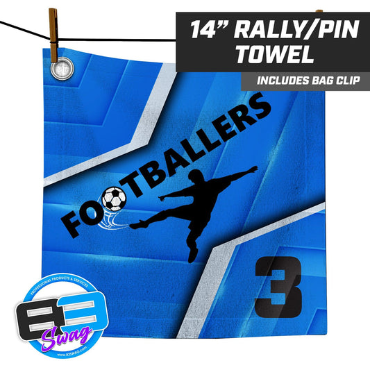 Footballers Soccer - 14"x14" Rally Towel - 83Swag