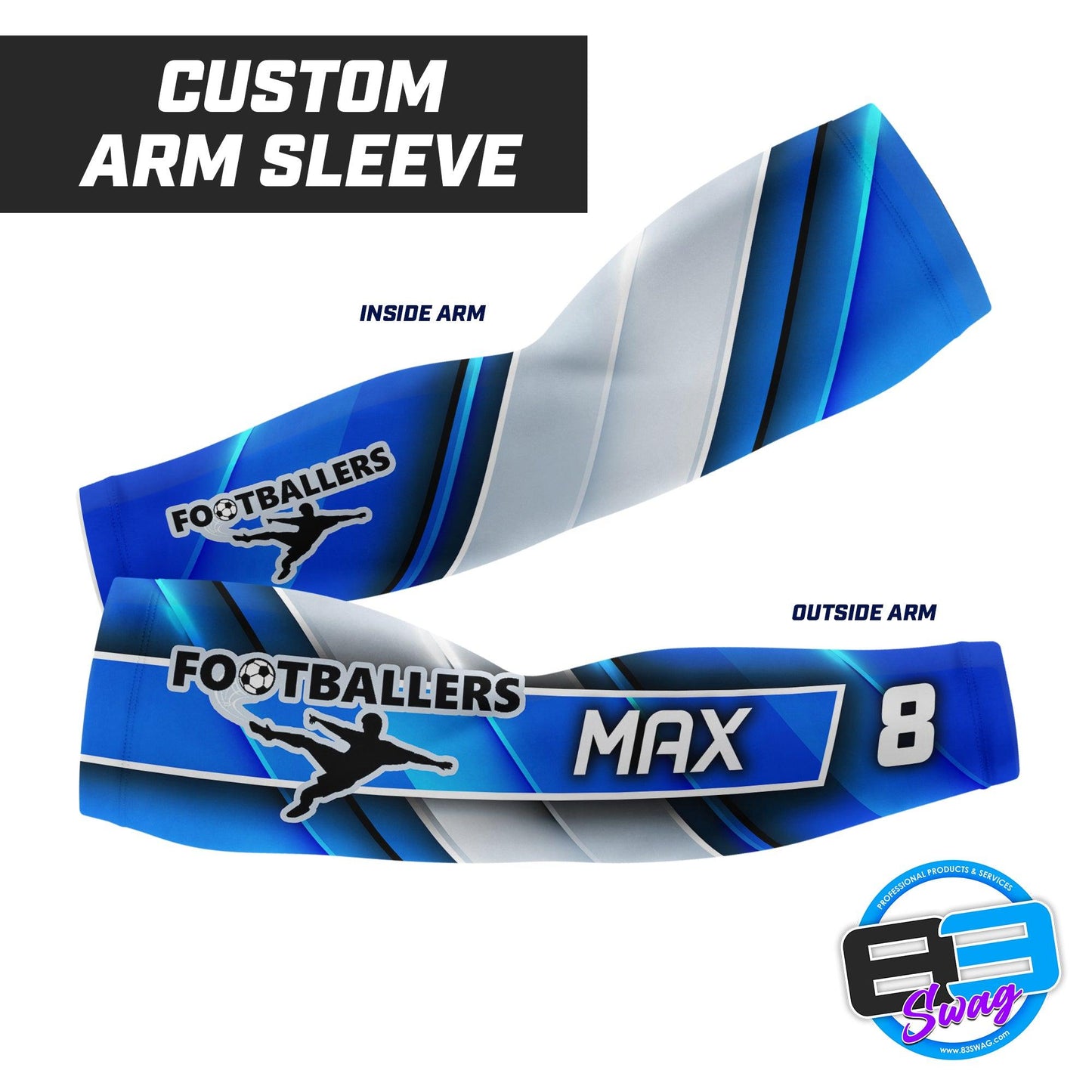 Footballers Soccer - Arm Sleeves - 83Swag