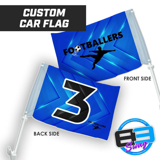 Footballers Soccer - Car Flag - 83Swag