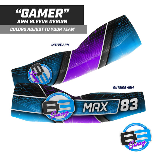 GAMER Design - Custom Arm Sleeve - Supply Your Team Logo & Colors! - 83Swag