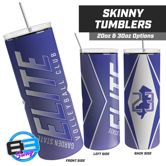 Garden State Elite Volleyball 2023 - 20oz & 30oz Skinny Tumbler - 83Swag