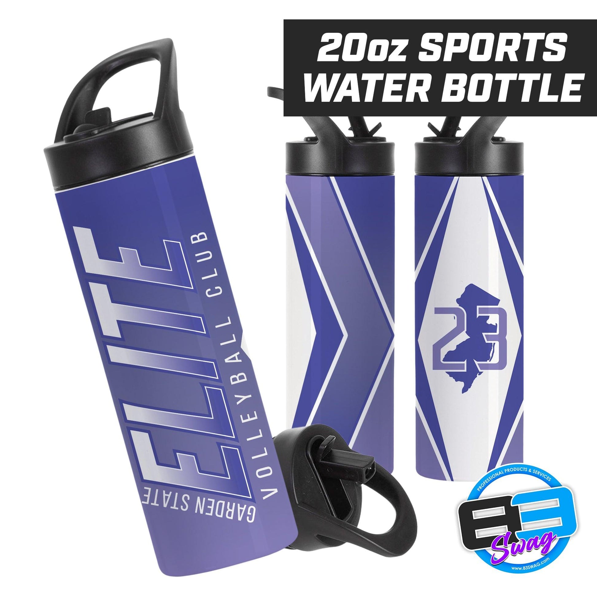 Garden State Elite Volleyball 2023 - 20oz Sports Tumbler - 83Swag