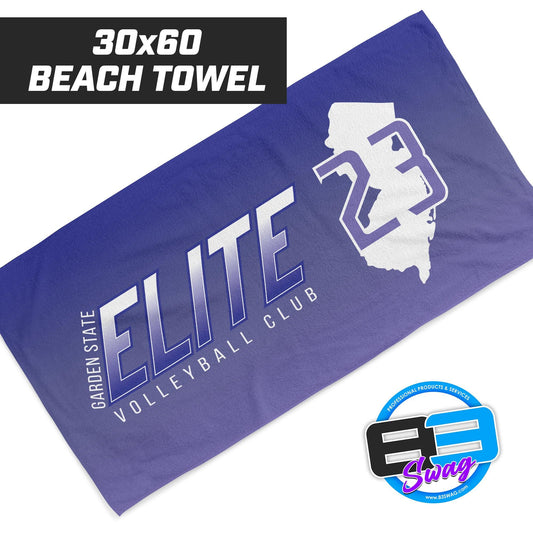 Garden State Elite Volleyball 2023 - 30"x60" Beach Towel - 83Swag