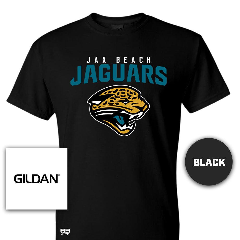 Gildan Youth & Adult 5.5 oz, 50-50 T-Shirt - Jax Beach Jaguars Football - 83Swag