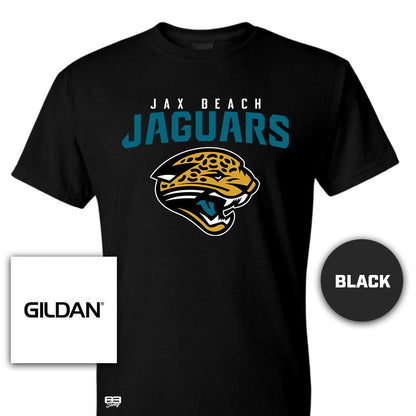 Gildan Youth & Adult 5.5 oz, 50-50 T-Shirt - Jax Beach Jaguars Football - 83Swag