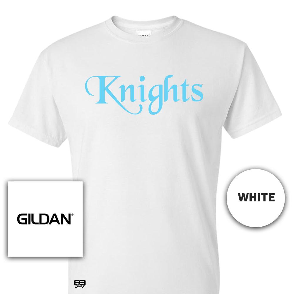 Gildan Youth & Adult 5.5 oz, 50-50 T-Shirt - Knights Baseball 2024 FALL EDITION V2 - 83Swag