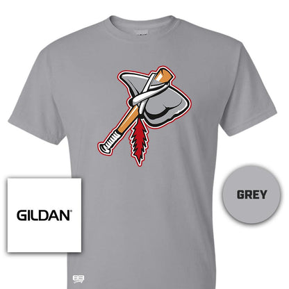 Gildan Youth & Adult 5.5 oz, 50-50 T-Shirt - Land O Lakes Tomahawks Baseball V2 - 83Swag