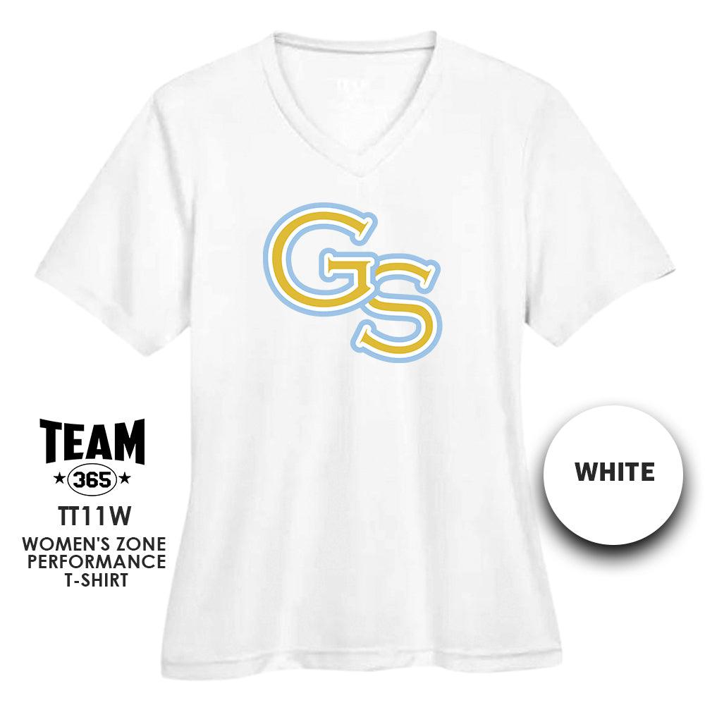 Golden Spikes Baseball V1 - Cool & Dry Performance Women's Shirt - MULTIPLE COLORS AVAILABLE - 83Swag