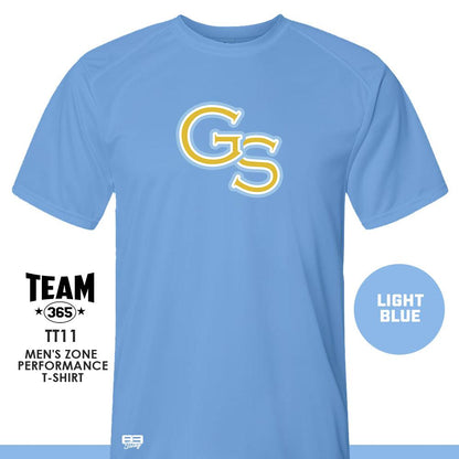 Golden Spikes Baseball V1 - Crew - Performance T-Shirt - MULTIPLE COLORS AVAILABLE - 83Swag